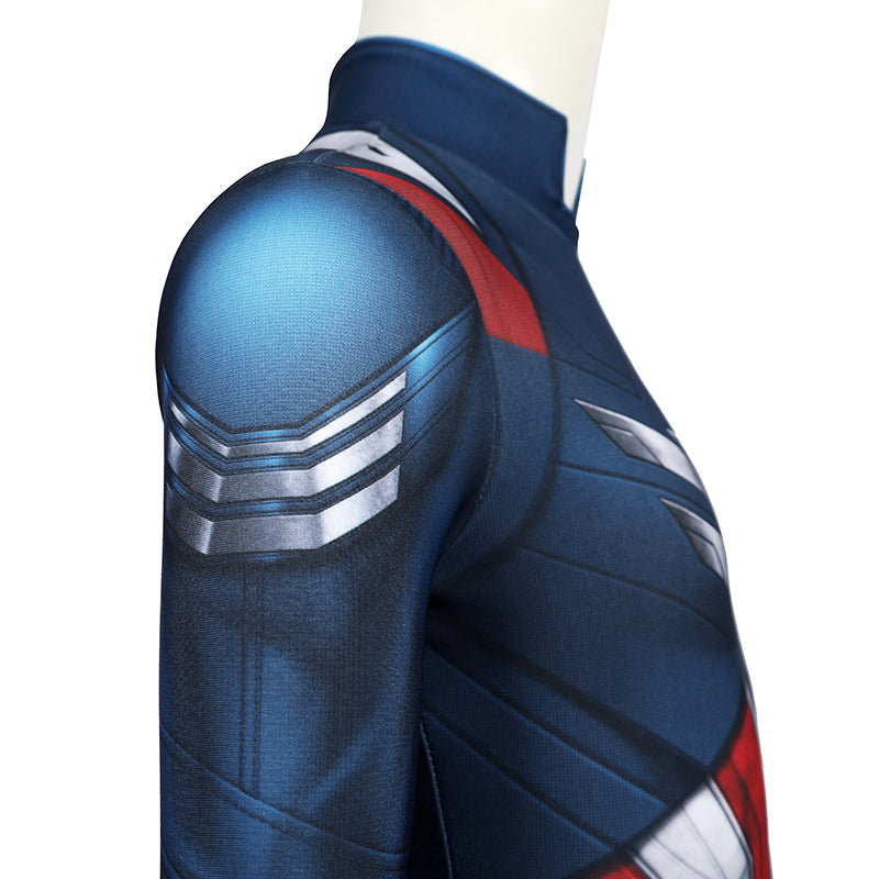 Kids Captain America Brave New World Sam Wilson Cosplay Costume Halloween Suit ACcosplay