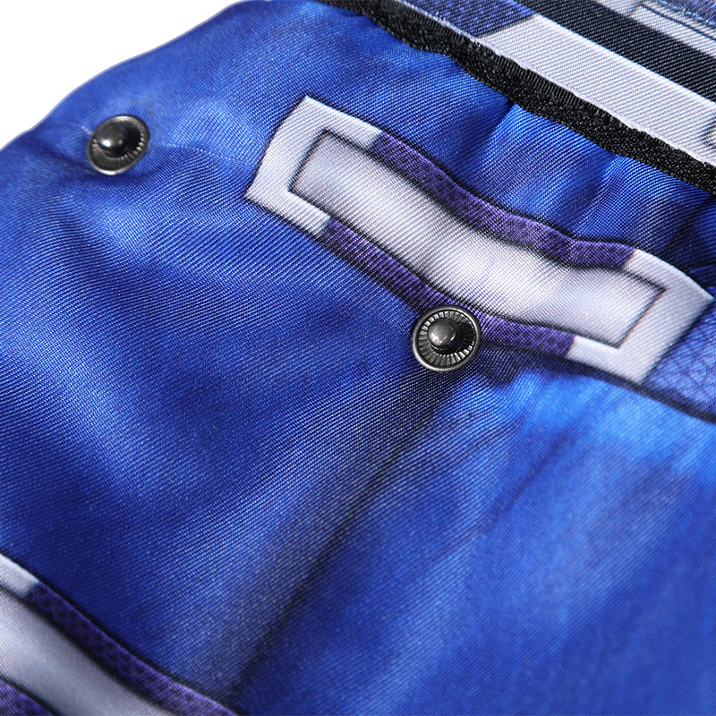 Kids Diana Cosplay Pragmata Diana Cosplay Costume Blue Cotton Jacket Suit ACcosplay