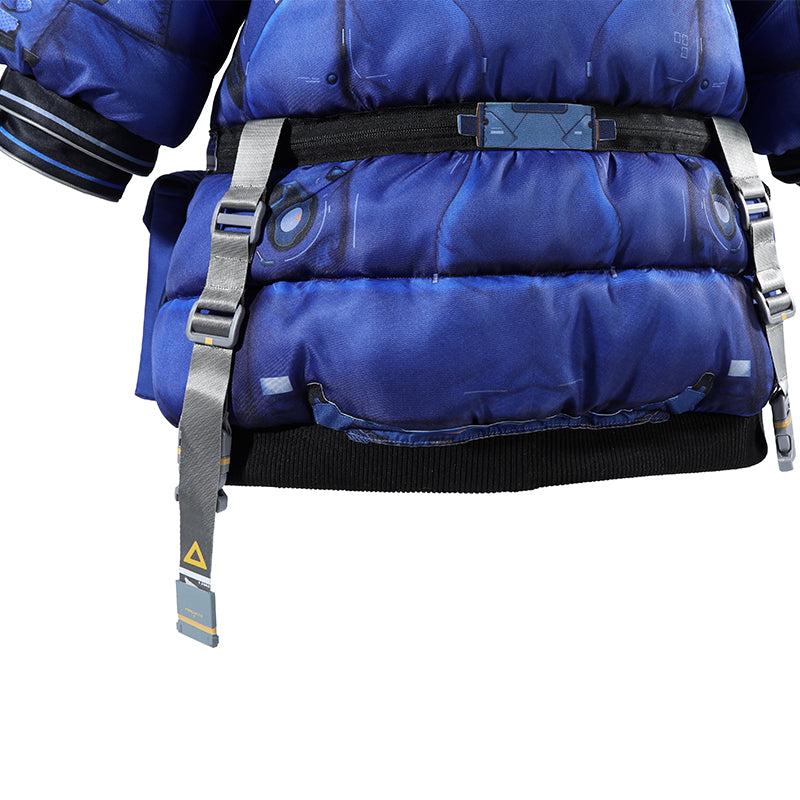 Kids Diana Cosplay Pragmata Diana Cosplay Costume Blue Cotton Jacket Suit ACcosplay