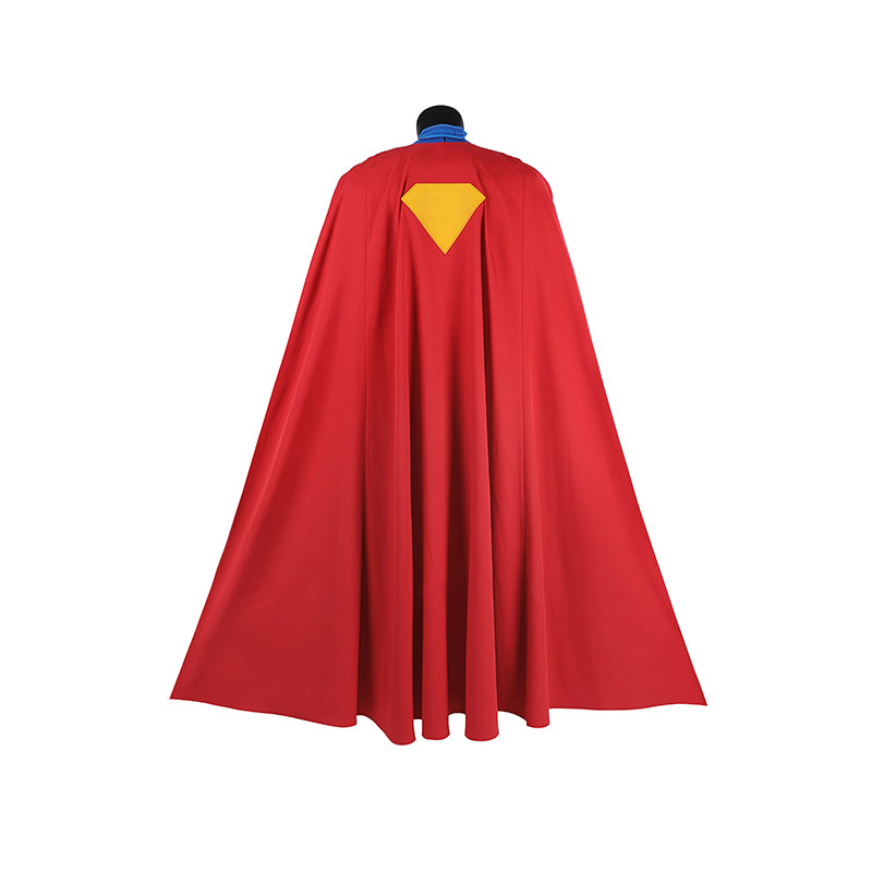 Superman Legacy Clark Kent Halloween Cosplay Costume Jumpsuit With Cape Shoes ACcosplay