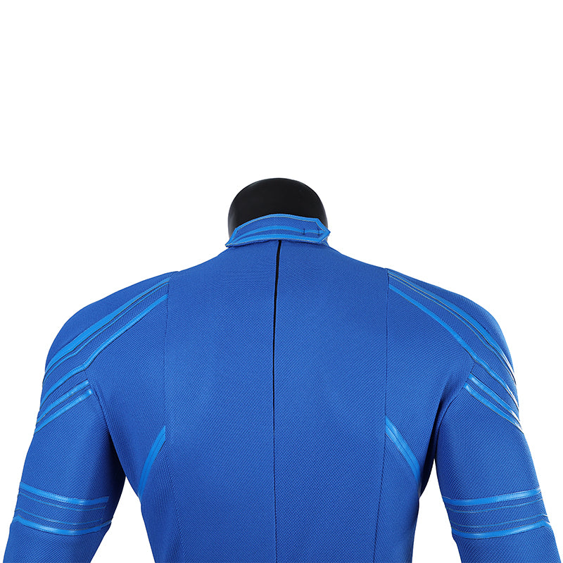 Superman Legacy Clark Kent Halloween Cosplay Costume Jumpsuit With Cape Shoes ACcosplay