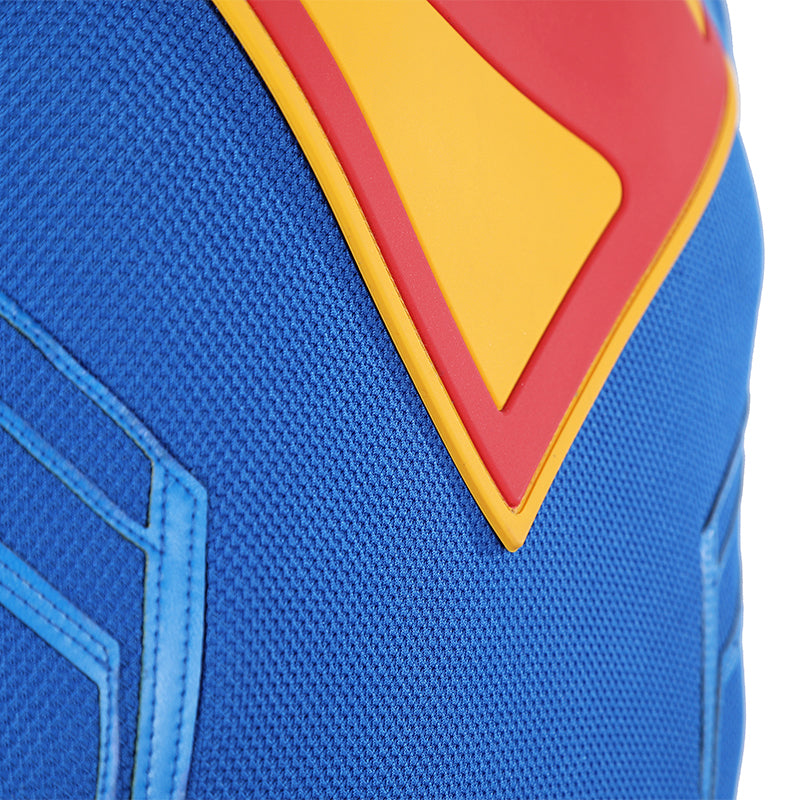 Superman Legacy Clark Kent Halloween Cosplay Costume Jumpsuit With Cape Shoes ACcosplay