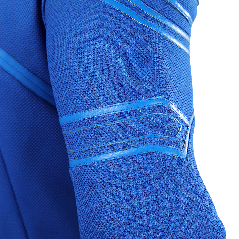 Superman Legacy Clark Kent Halloween Cosplay Costume Jumpsuit With Cape Shoes ACcosplay