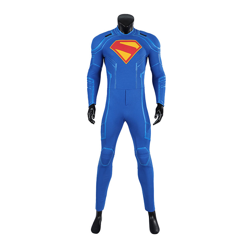 Superman Legacy Clark Kent Halloween Cosplay Costume Jumpsuit With Cape Shoes ACcosplay