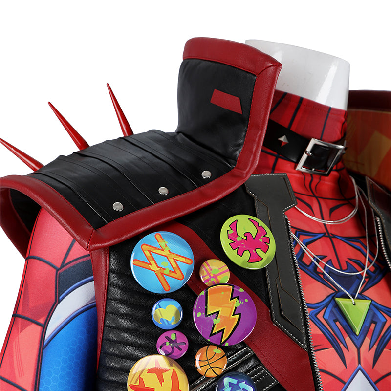 Marvel Rivals Spider Punk Cosplay Costume Superhero Halloween Outfit ACcosplay
