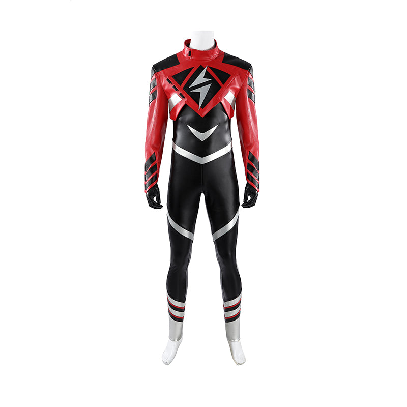 Absolute Flash Wally West Cosplay Costume Red Flash Halloween Suit ACcosplay
