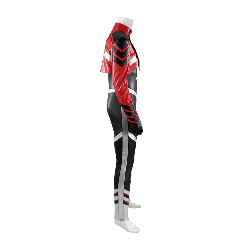 Absolute Flash Wally West Cosplay Costume Red Flash Halloween Suit ACcosplay