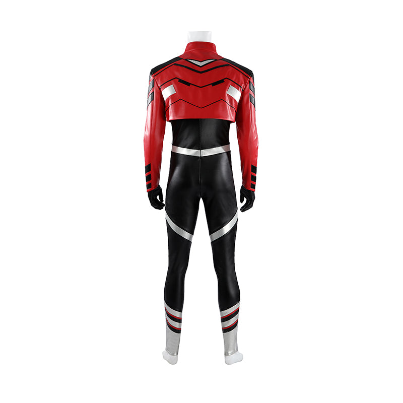 Absolute Flash Wally West Cosplay Costume Red Flash Halloween Suit ACcosplay