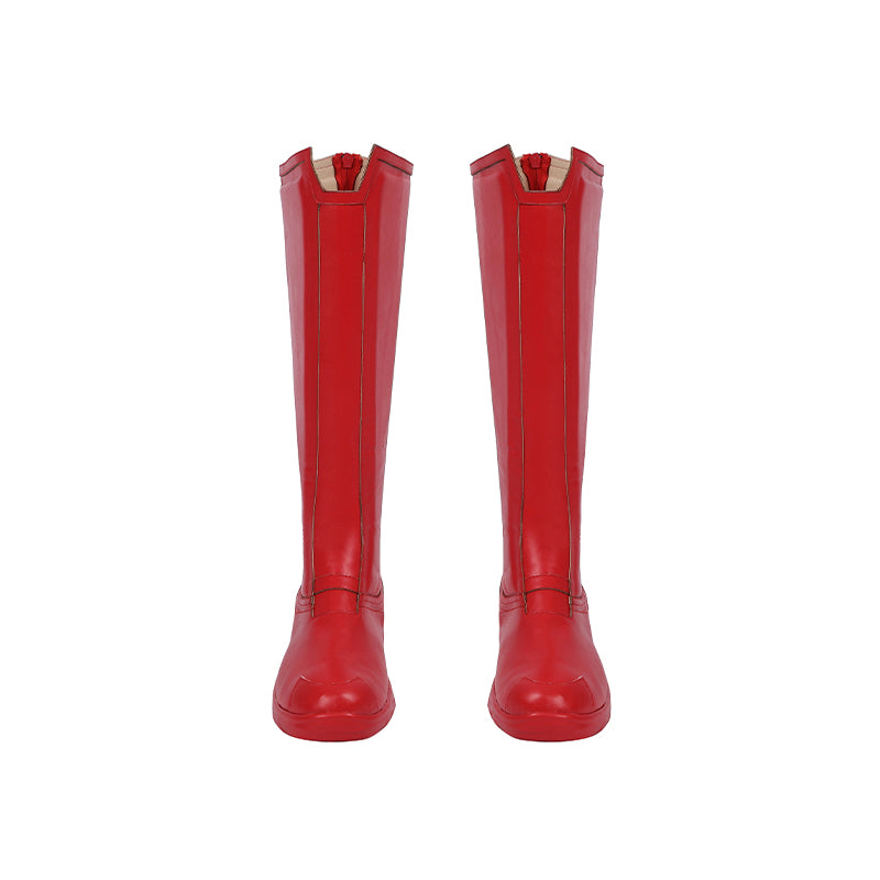 Superman Legacy Clark Kent Halloween Cosplay Costume Jumpsuit With Cape Shoes ACcosplay