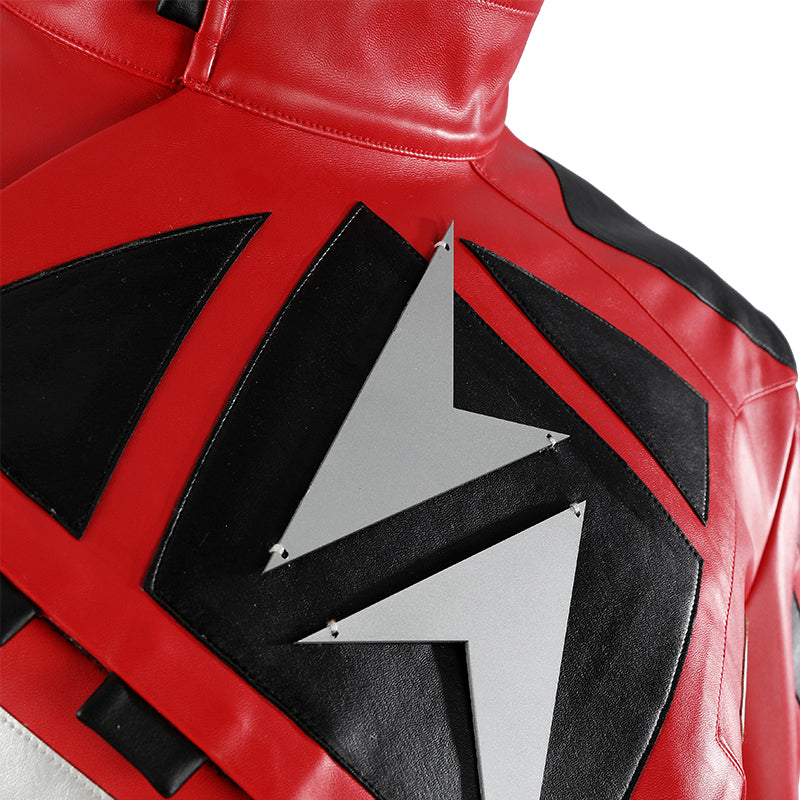 Absolute Flash Wally West Cosplay Costume Red Flash Halloween Suit ACcosplay