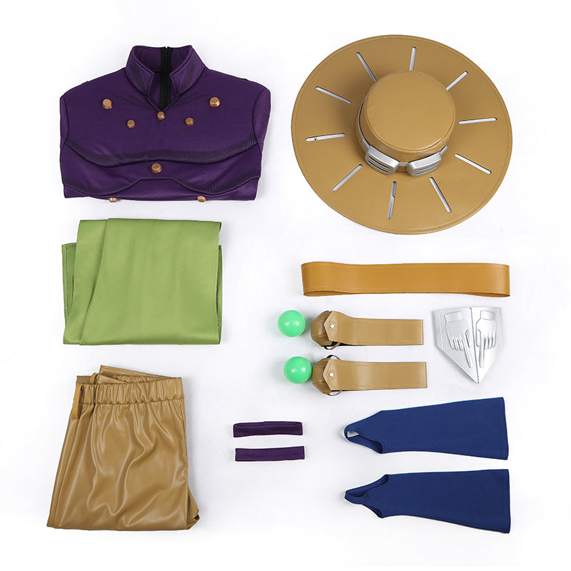 JoJo's Bizarre Adventure Steel Ball Run Gyro Zeppeli Cosplay Costume Carnival Outfit ACcosplay