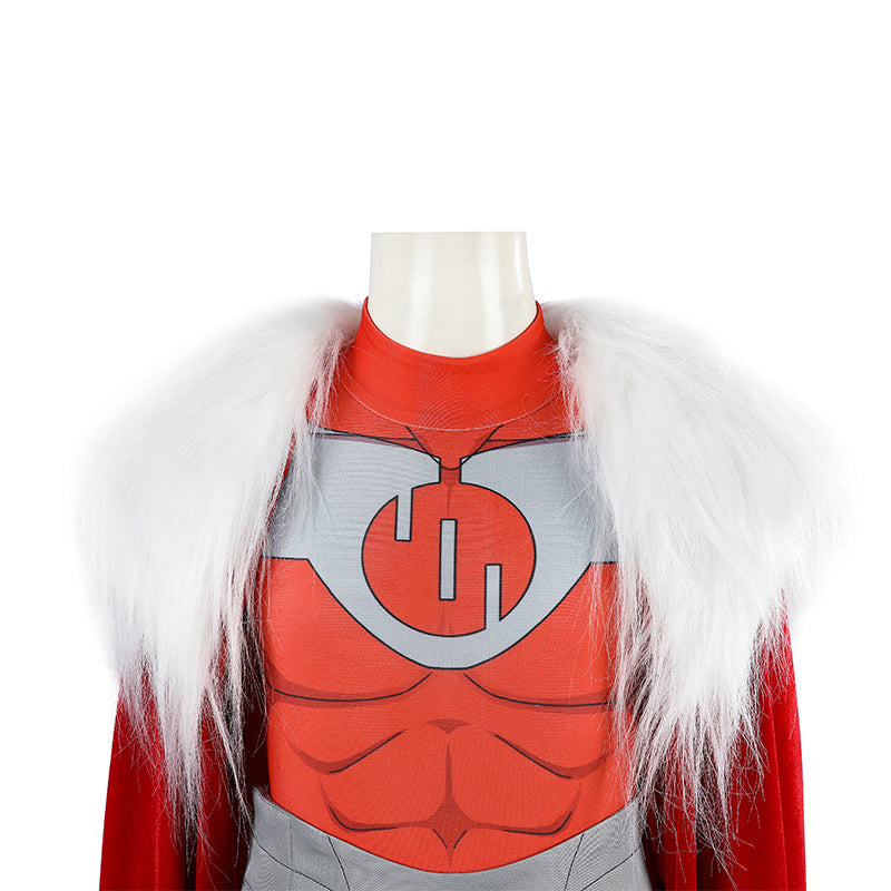 Invincible Season 4 Thragg Cosplay Costume Cape With Fur Collar Kids Outfit ACcosplay