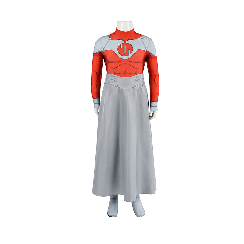 Invincible Season 4 Thragg Cosplay Costume Cape With Fur Collar Kids Outfit ACcosplay