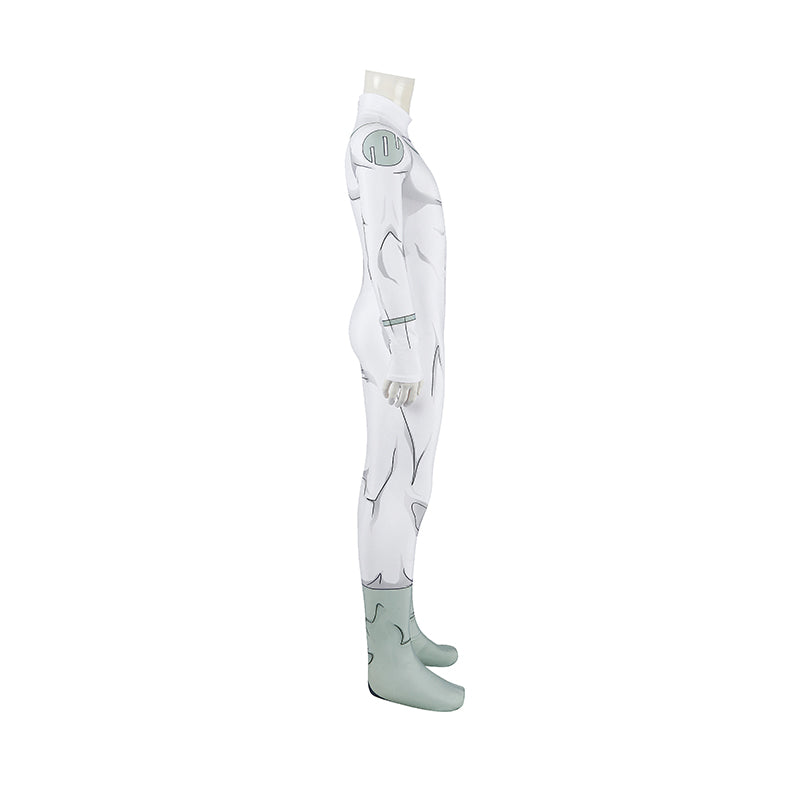 Invincible Mark Grayson Viltrumite Kids Cosplay Costume White Jumpsuit ACcosplay