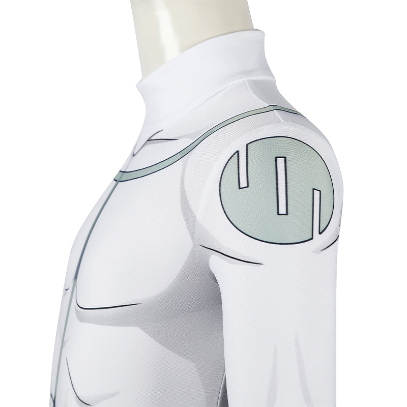 Invincible Mark Grayson Viltrumite Kids Cosplay Costume White Jumpsuit ACcosplay