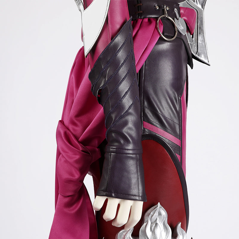 MK 1 Mileena Costume Mortal Kombat Cosplay Mask Outfit Halloween Party Suit