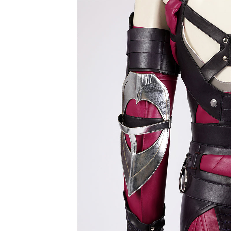 MK 1 Mileena Costume Mortal Kombat Cosplay Mask Outfit Halloween Party Suit