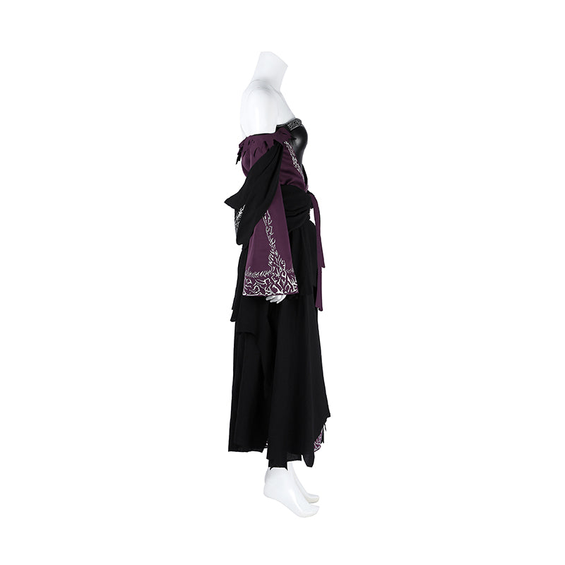 Deluxe Elden Ring Nightreign Recluse Cosplay Costume Purple Suit Halloween ACcosplay