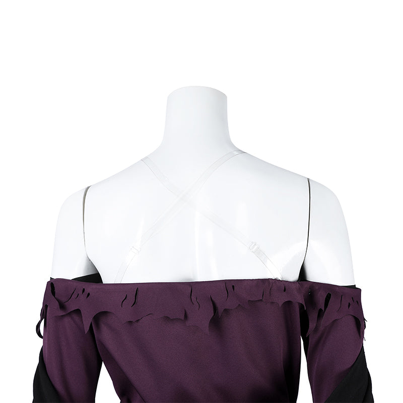 Deluxe Elden Ring Nightreign Recluse Cosplay Costume Purple Suit Halloween ACcosplay