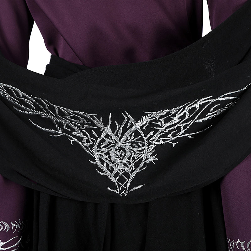 Deluxe Elden Ring Nightreign Recluse Cosplay Costume Purple Suit Halloween ACcosplay