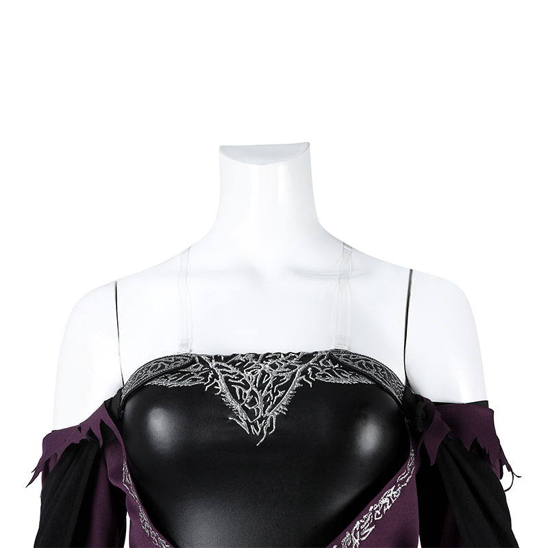 Deluxe Elden Ring Nightreign Recluse Cosplay Costume Purple Suit Halloween ACcosplay