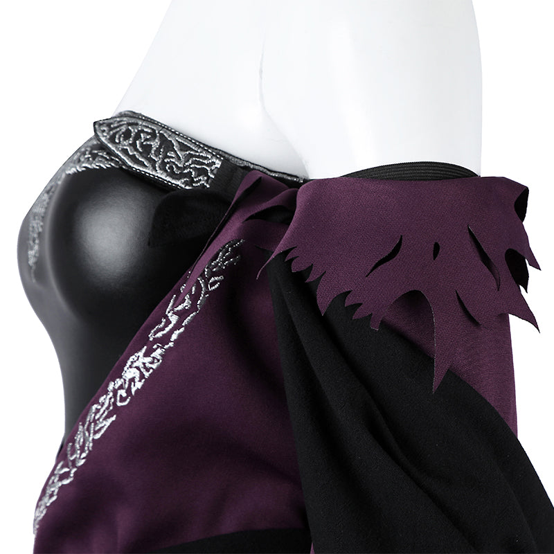 Deluxe Elden Ring Nightreign Recluse Cosplay Costume Purple Suit Halloween ACcosplay