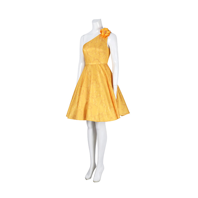 Zoo Movie Judy Rabbit Cosplay Costume Crazy Yellow Dress Halloween Party Dress Outfits ACcosplay