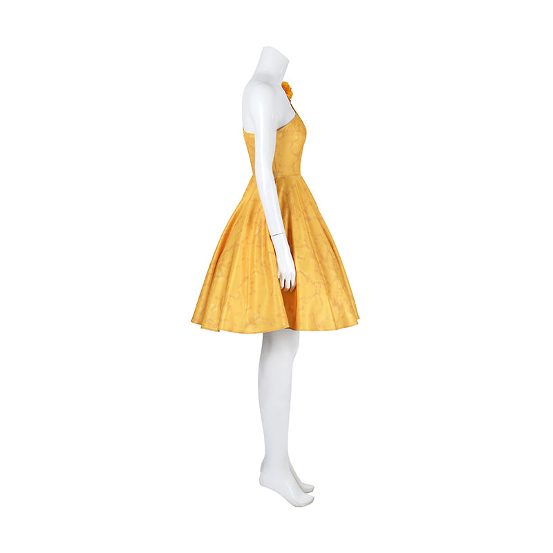 Zoo Movie Judy Rabbit Cosplay Costume Crazy Yellow Dress Halloween Party Dress Outfits ACcosplay