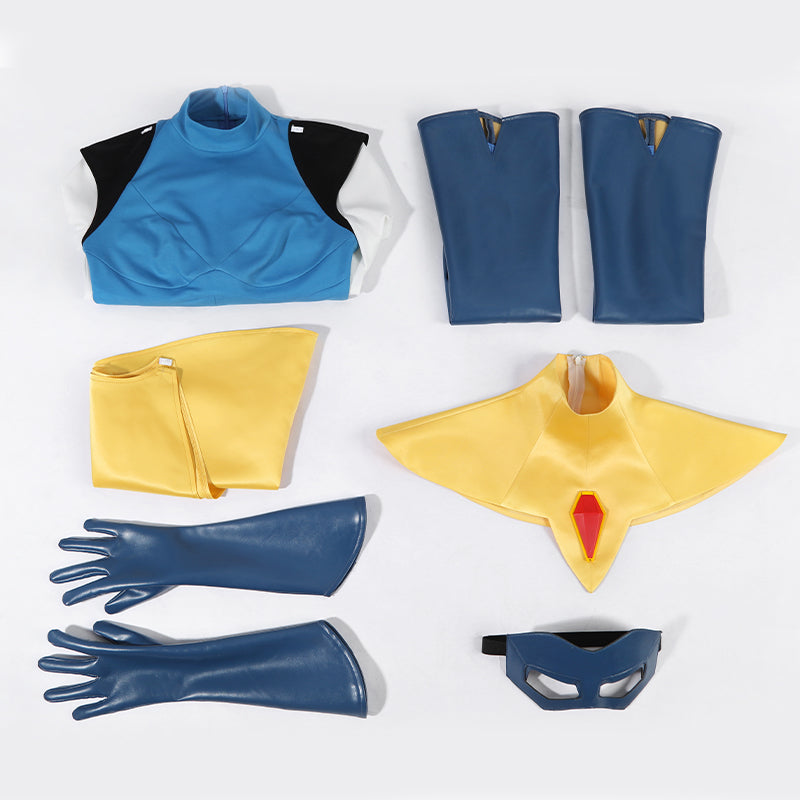 Dispatch Blonde Blazer Cosplay Costume Mandy Cosplay Halloween Suit ACcosplay