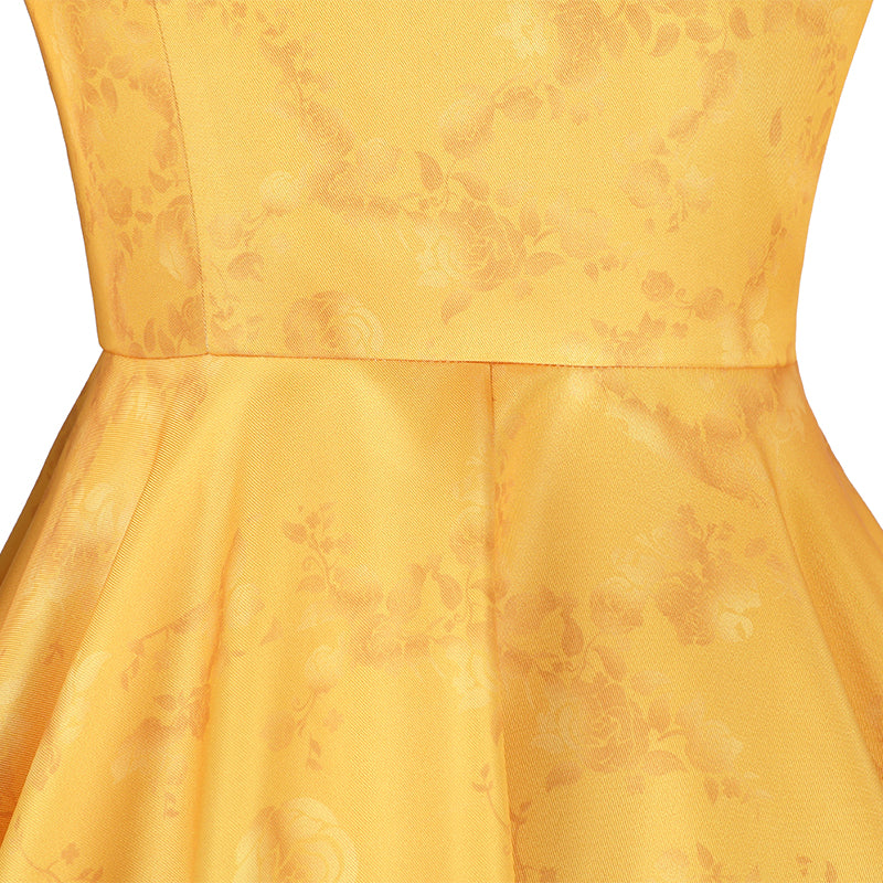 Zoo 2 Movie Judy Rabbit Cosplay Costume Crazy Yellow Dress Halloween Party Dress Outfits ACcosplay