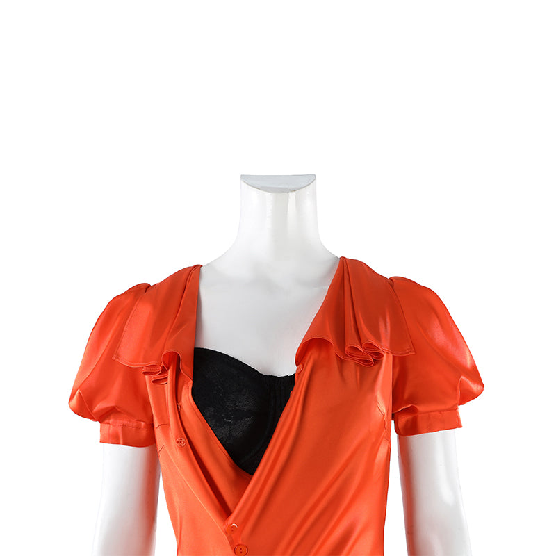The Bride 2026 Movie Ada Cosplay Costume Orange Halloween Outfit ACcosplay