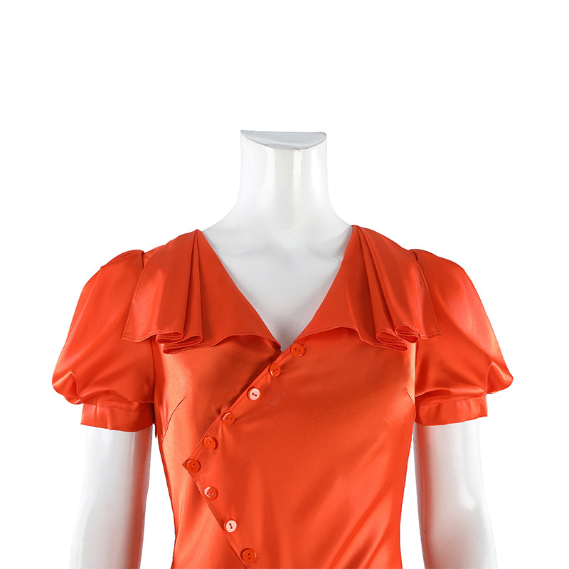 The Bride 2026 Movie Ada Cosplay Costume Orange Halloween Outfit ACcosplay