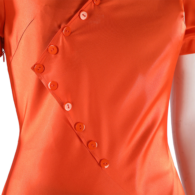 The Bride 2026 Movie Ada Cosplay Costume Orange Halloween Outfit ACcosplay