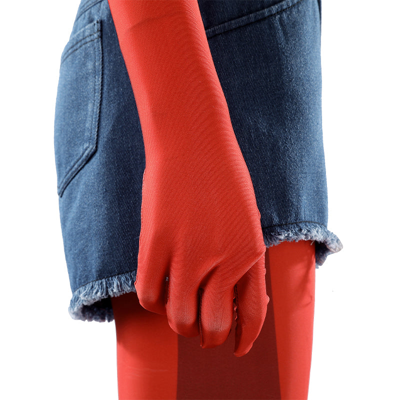 Dispatch Malevola Cosplay Costume Red Jumpsuit Halloween Outfit ACcosplay