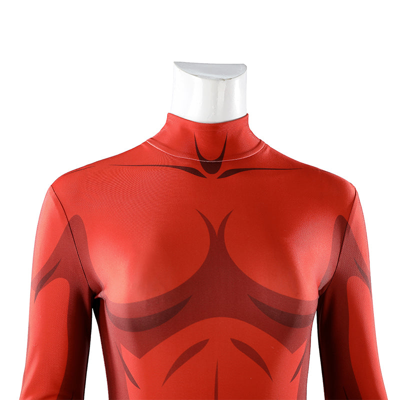 Dispatch Malevola Cosplay Costume Red Jumpsuit Halloween Outfit ACcosplay