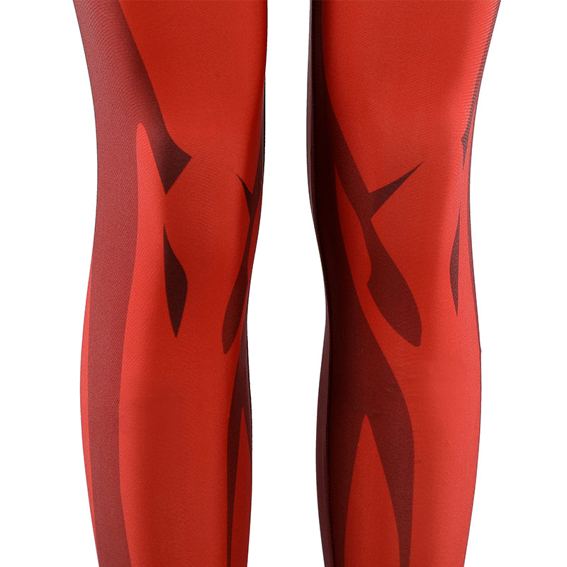 Dispatch Malevola Cosplay Costume Red Jumpsuit Halloween Outfit ACcosplay