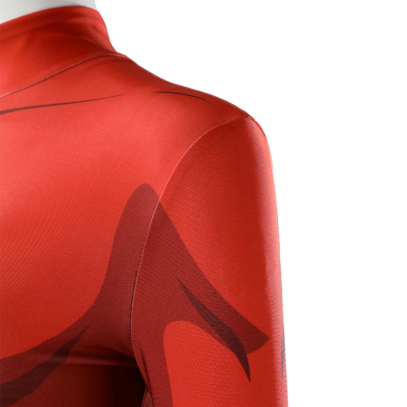 Dispatch Malevola Cosplay Costume Red Jumpsuit Halloween Outfit ACcosplay