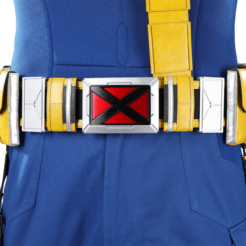 Avengers Doomsday Cyclops Scott Cosplay Costume Halloween Party Suit Accosplay