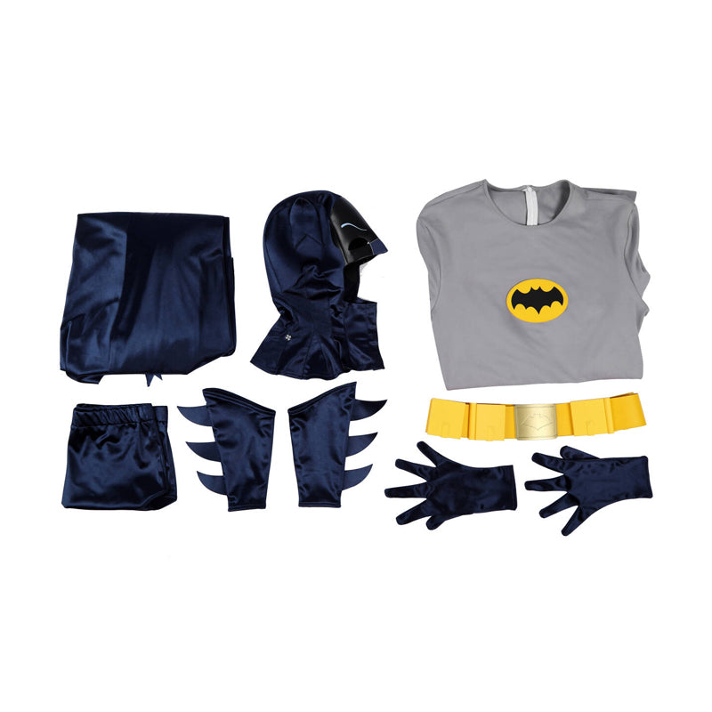 1960s Batman Adam West Cosplay Costume The 60s Batman Halloween Suit Accosplay