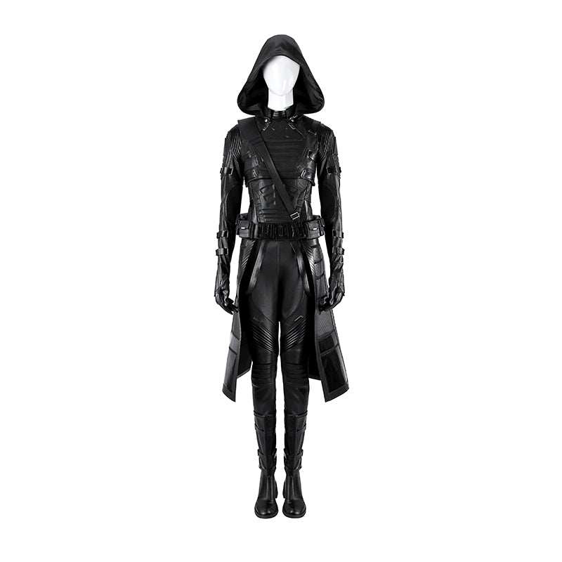 Thunderbolts Ava Starr Ghost Cosplay Costume Black Leather Halloween Outfit ACcosplay
