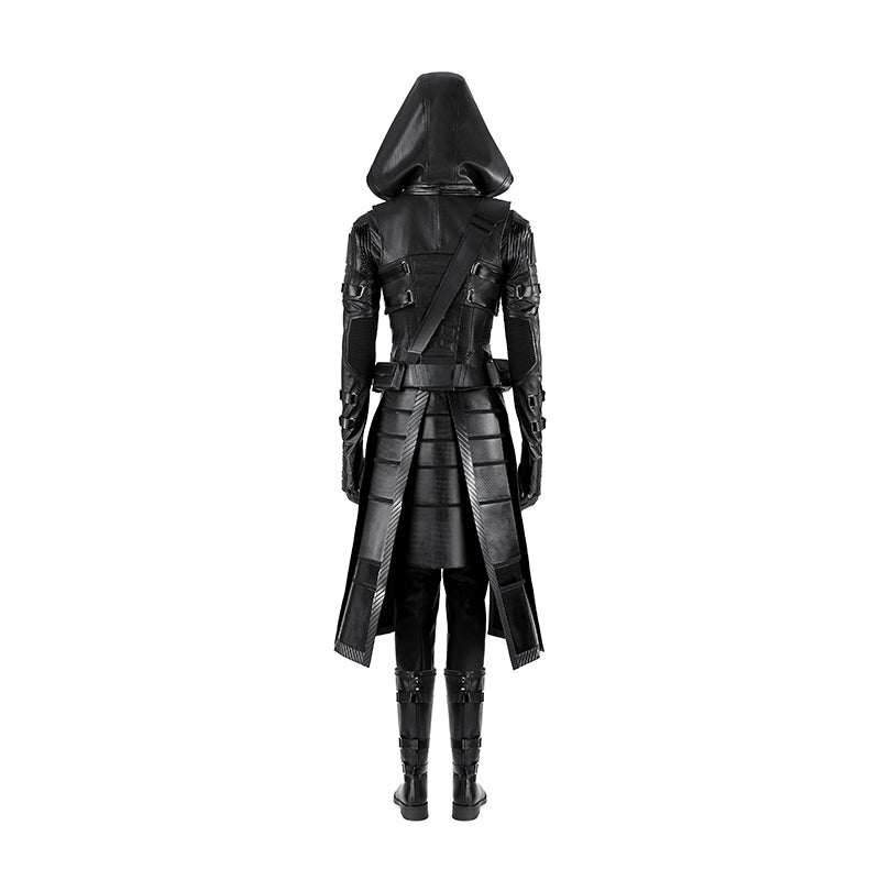 Thunderbolts Ava Starr Ghost Cosplay Costume Black Leather Halloween Outfit ACcosplay