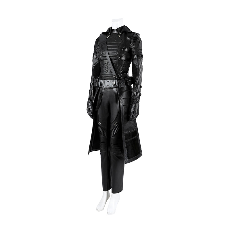 Thunderbolts Ava Starr Ghost Cosplay Costume Black Leather Halloween Outfit ACcosplay