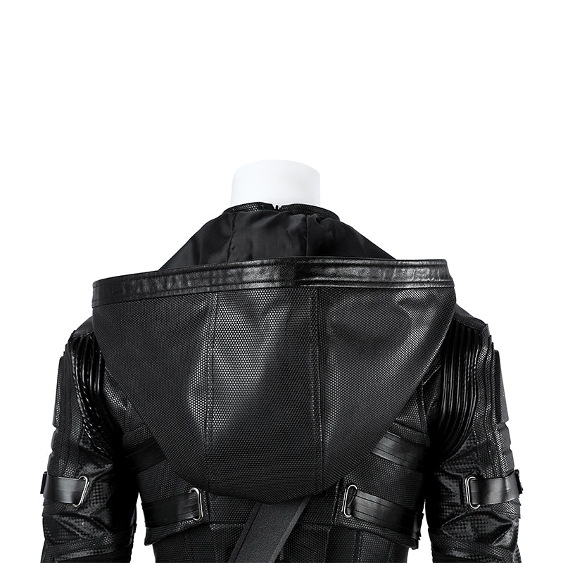 Thunderbolts Ava Starr Ghost Cosplay Costume Black Leather Halloween Outfit ACcosplay