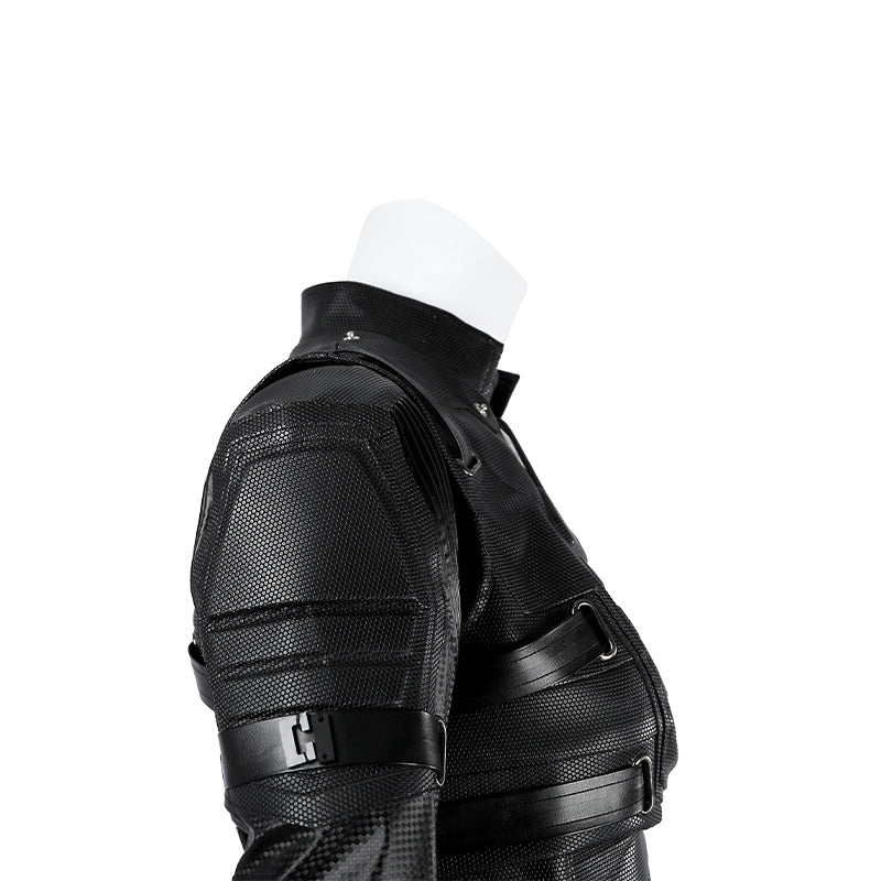 Thunderbolts Ava Starr Ghost Cosplay Costume Black Leather Halloween Outfit ACcosplay