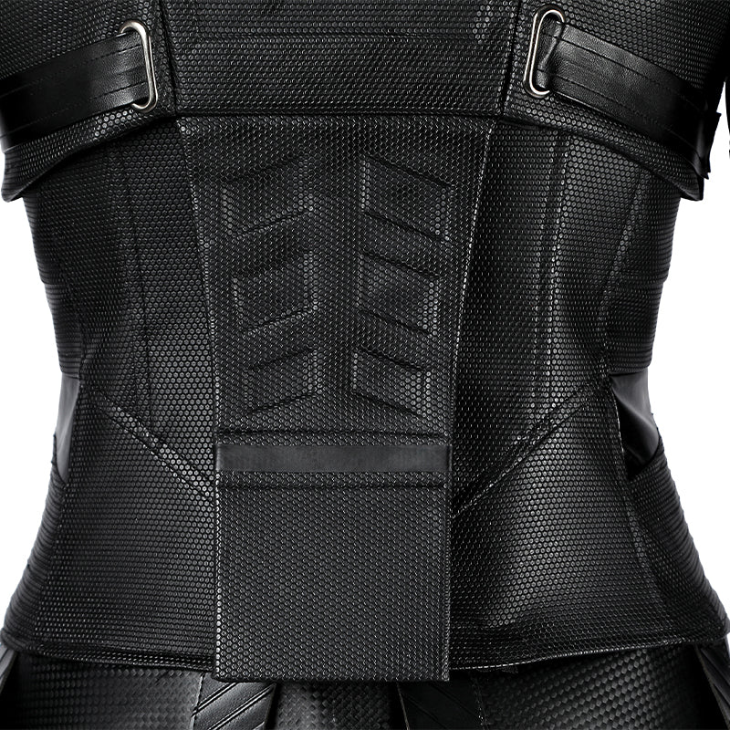 Thunderbolts Ava Starr Ghost Cosplay Costume Black Leather Halloween Outfit ACcosplay