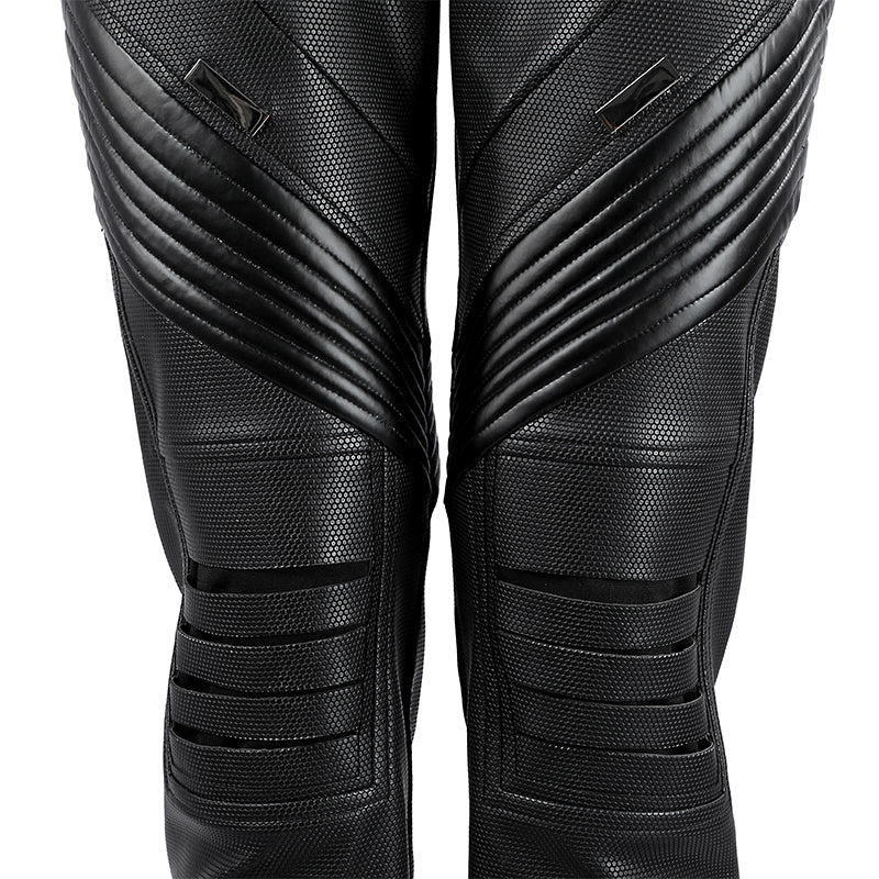 Thunderbolts Ava Starr Ghost Cosplay Costume Black Leather Halloween Outfit ACcosplay