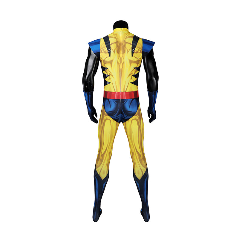 X Men 97 Wolverine Cosplay Costume Printed Spandex Halloween Outfit ACcosplay