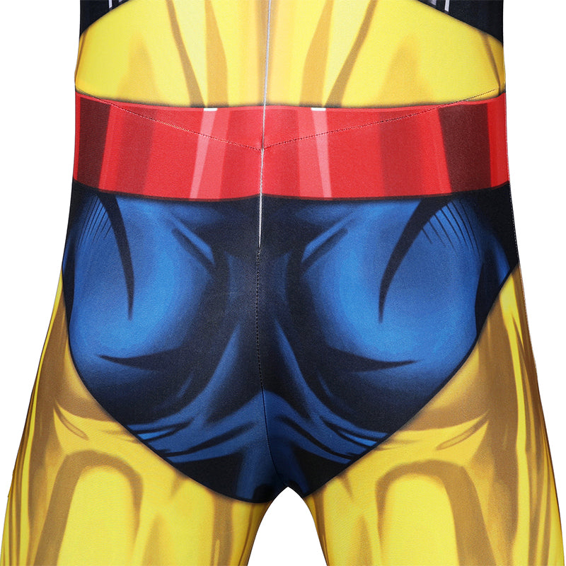 X Men 97 Wolverine Cosplay Costume Printed Spandex Halloween Outfit ACcosplay