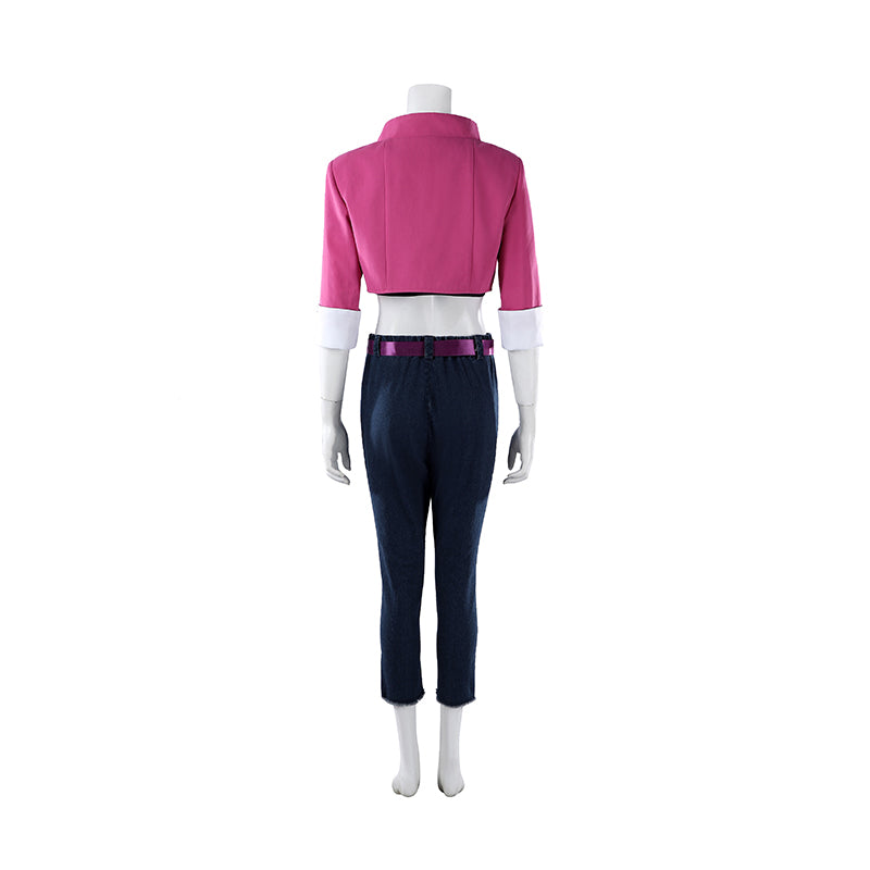 Dispatch Invisigal Cosplay Costume Pink Coat Halloween Outfit ACcosplay