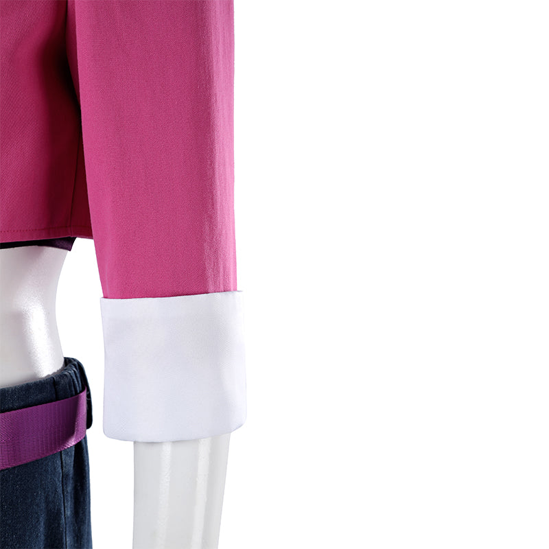 Dispatch Invisigal Cosplay Costume Pink Coat Halloween Outfit ACcosplay
